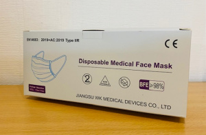 OP-Mundschutz mit Bändern mit Nasenbügel, hohe Filterleistung